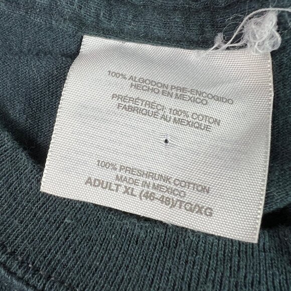 Y2K HIM Band Shirt Men Large Black Dark Light Heartagram Lyrics Double Sided Tee - Picture 3 of 11